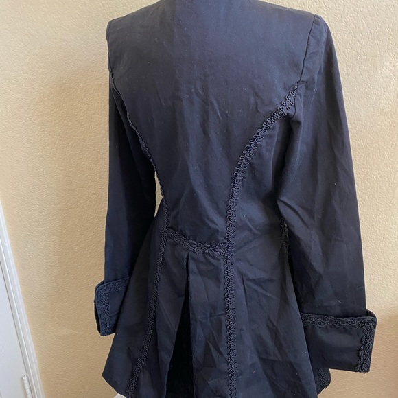 SOLD Gothic black pirate coat 🏴‍☠️ - Picture 3 of 12